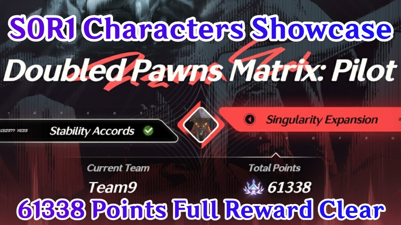 NEW END GAME MODE! S0R1 Limited Characters Doubled Pawn Matrix 61K Points | Wuthering Waves 3.0