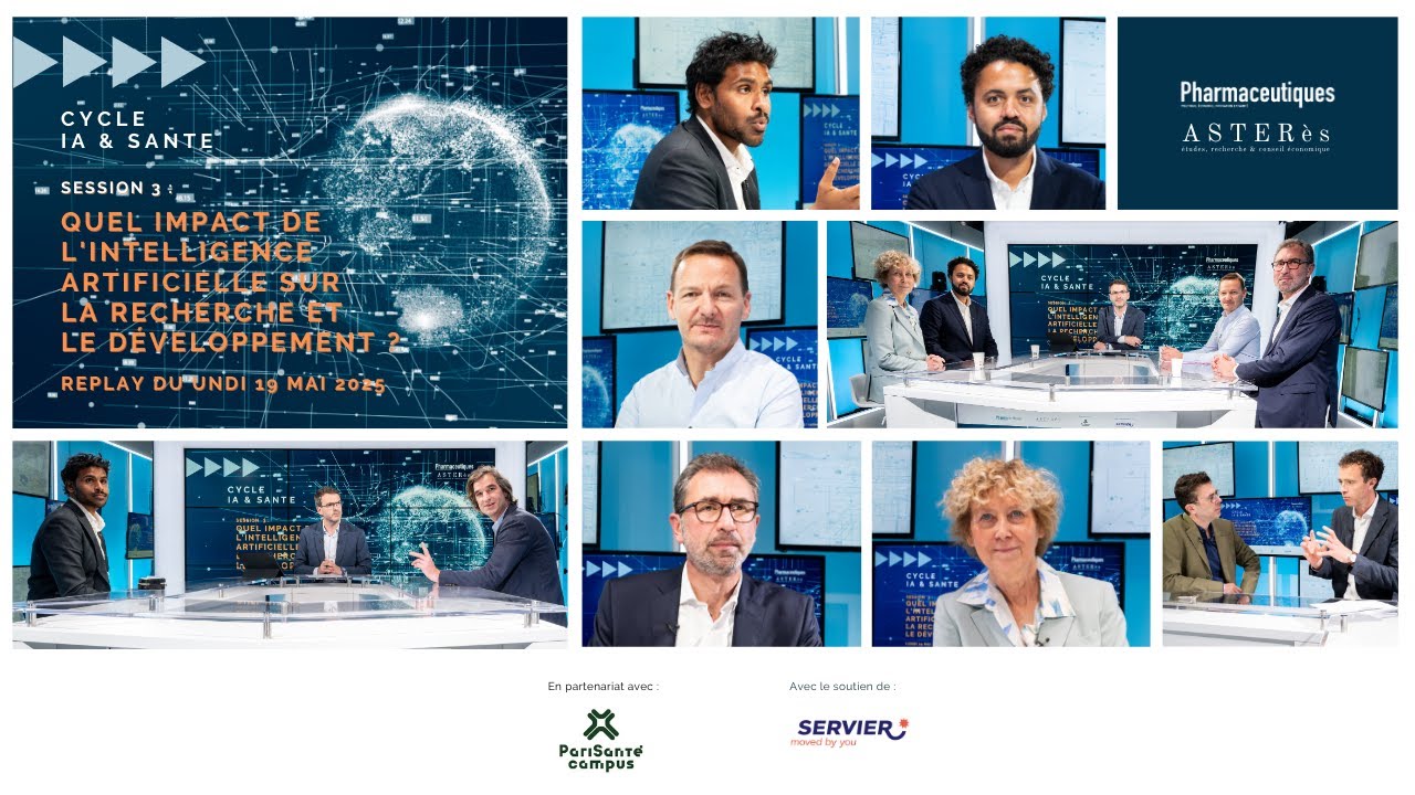 Cycle IA & santé I Session 3 : Quel impact de l'IA sur la R&D ? I 19 mai 2025