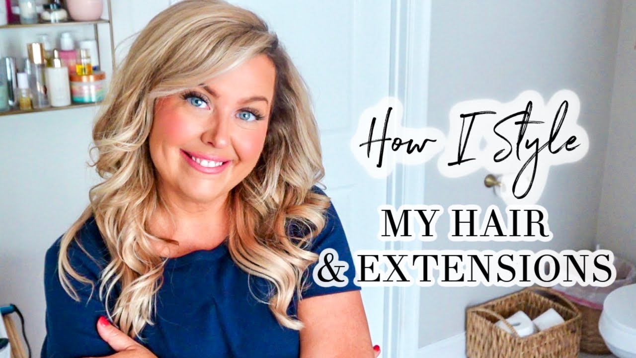 HOW I STYLE MY HAIR EXTENSIONS // EASY & AFFORDABLE CLIP-IN EXTENSIONS // CHARLOTTE GROVE FARMHOUSE