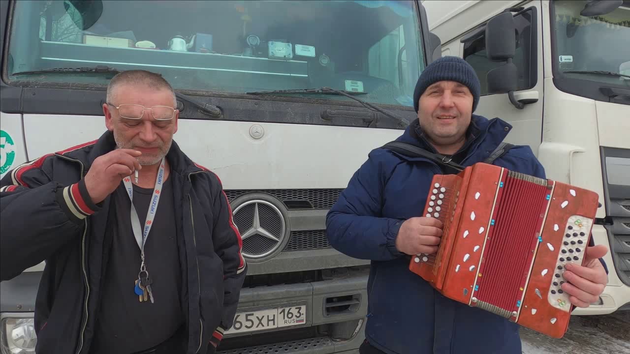 Интересная встреча на стоянке в Умете