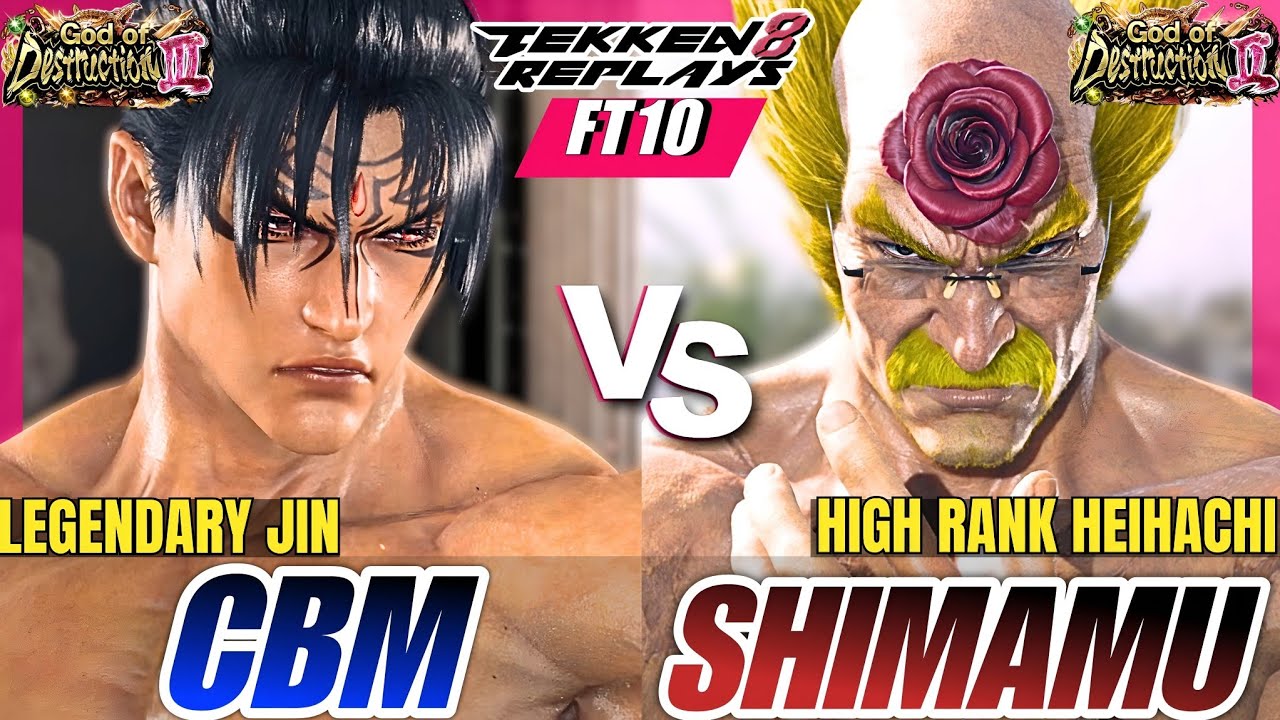 Tekken 8 - CBM (Jin) vs Shimamu Samurai (Heihachi) | High Level FT10 Set