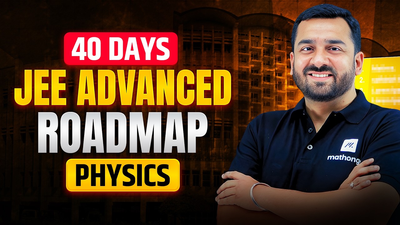 40 Days Strategy for JEE Advanced 2026 Physics | MathonGo