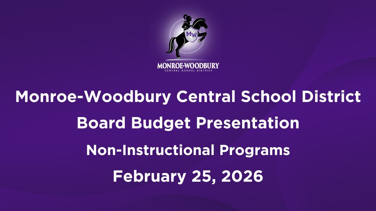 MWCSD - Board Budget Presentation: Non-Instructional Programs - February 25, 2026