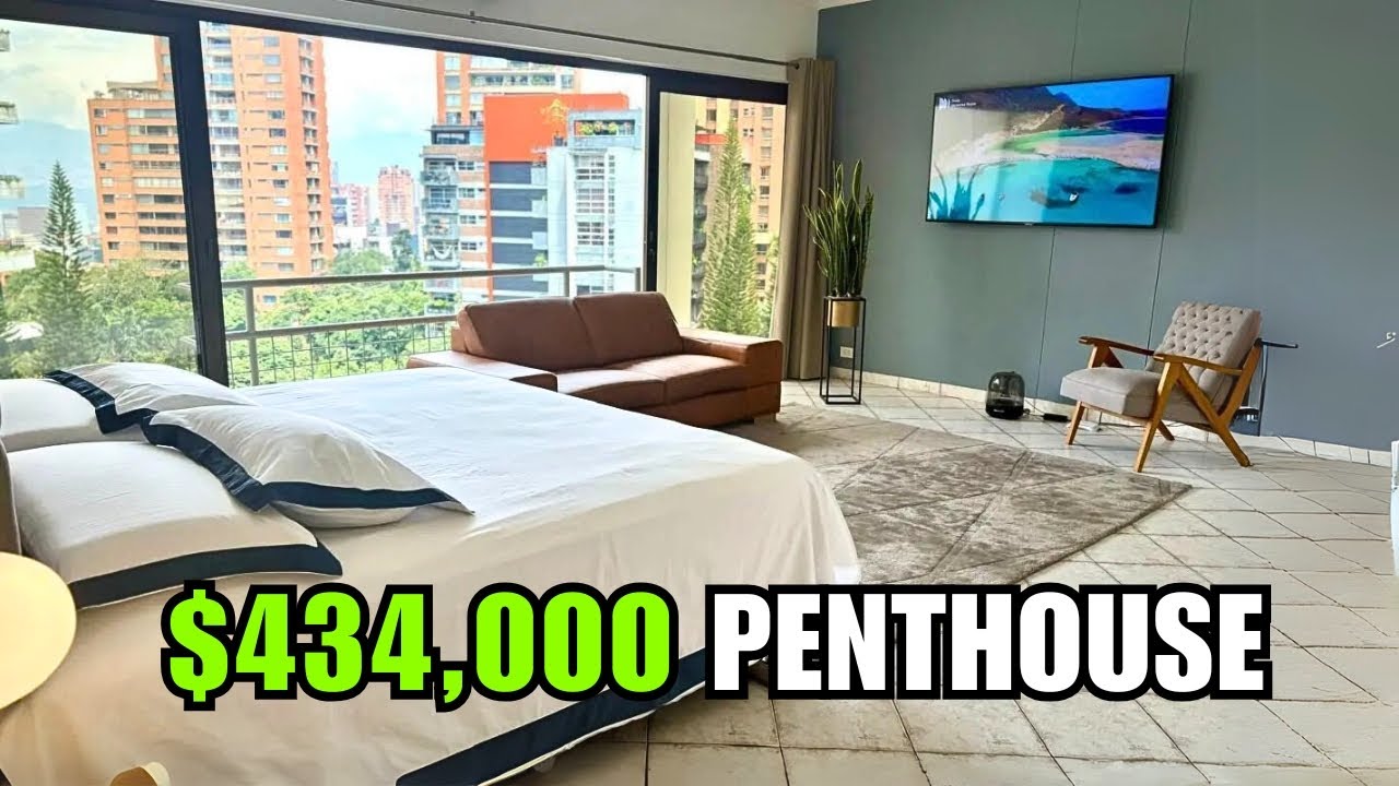 Tour a $434,000 Medellin Penthouse | El Poblado