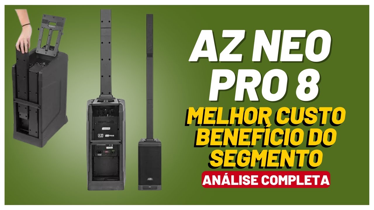 AZ NEO PRO 8 - Análise e Teste COMPLETO (Bluetooth, Microfone e Violino)