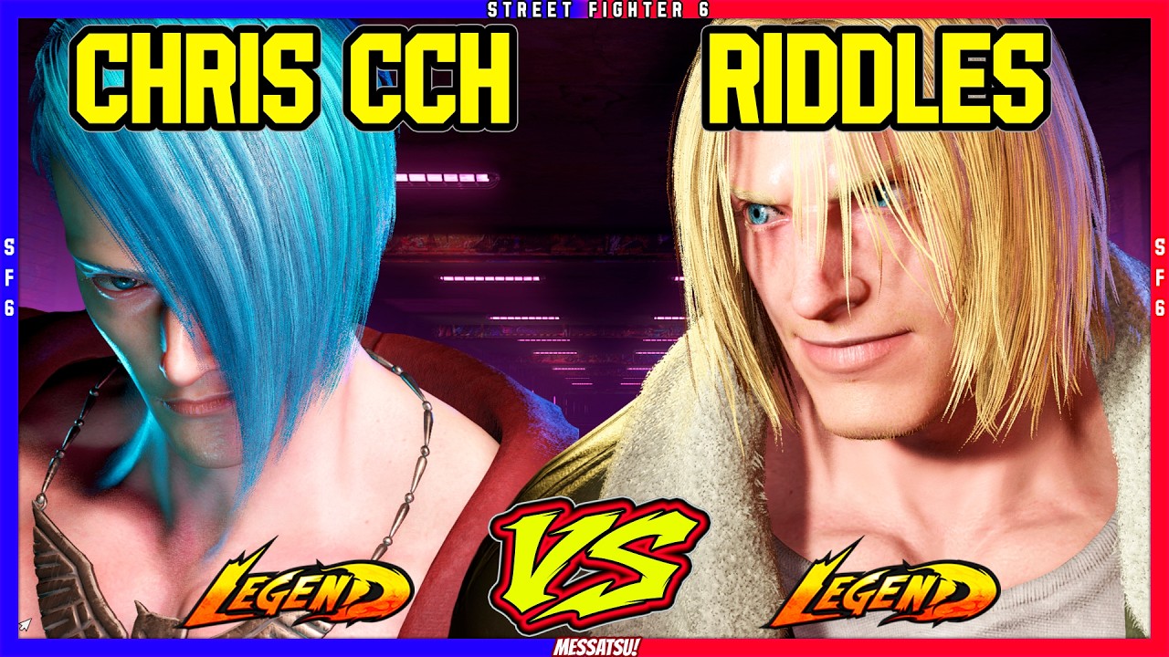 SF6 Chris CCH (Ed) VS Riddles (Terry)💥Messatsu!💥スト6💥Street fighter 6