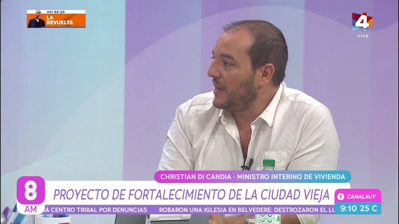8AM - Christian Di Candia habló sobre el fortalecimiento de Ciudad Vieja