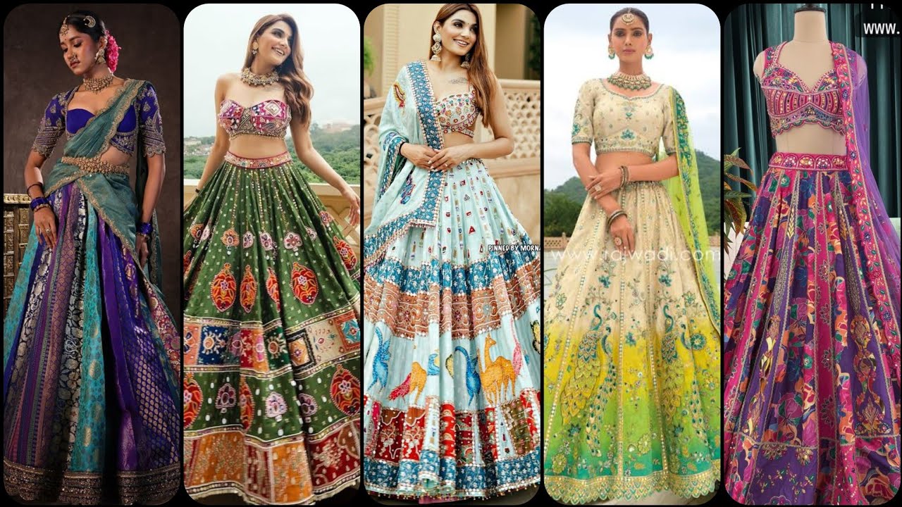 🌈Multicolored Lehenga Designs for Wedding & Party | Fashion Trends 2026