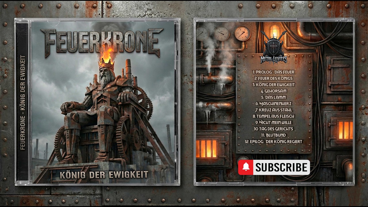 FEUERKRONE - KÖNIG DER EWIGKEIT (Full Album) | Christian Industrial Metal 🔥👑