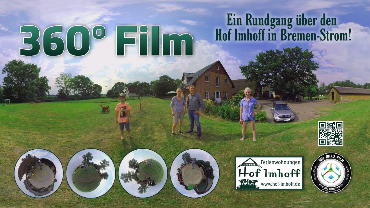 4k 360° Film - Rundgang über den Hof Imhoff in Bremen-Strom