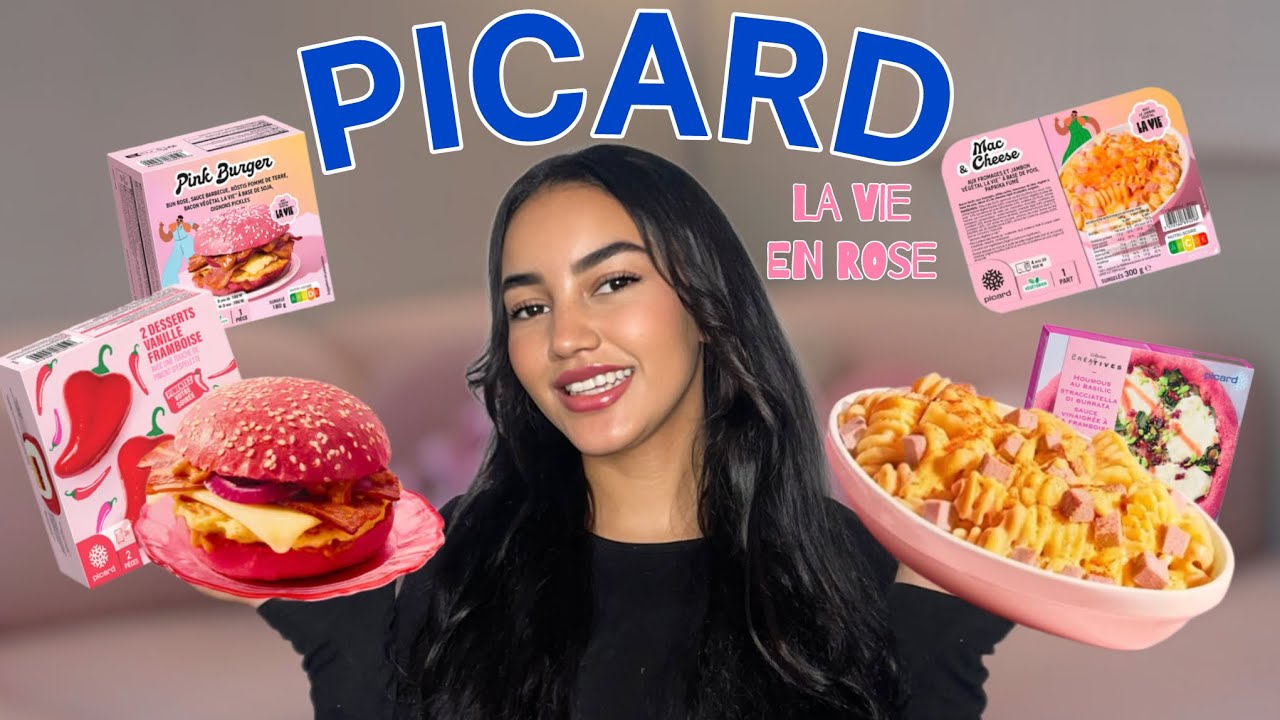 JE TESTE LES PRODUITS PICARD LA VIE EN ROSE / St-Valentin 🩷❤️