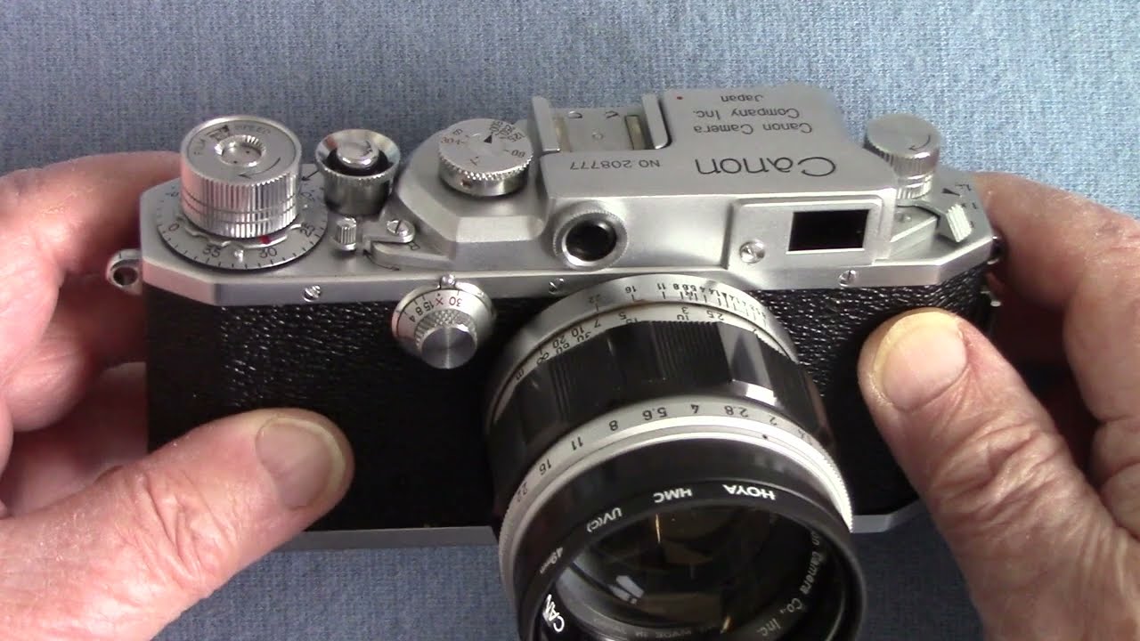 ОБЗОР: Классическая пленочная камера CANON RANGEFINDER 1955-56 гг.