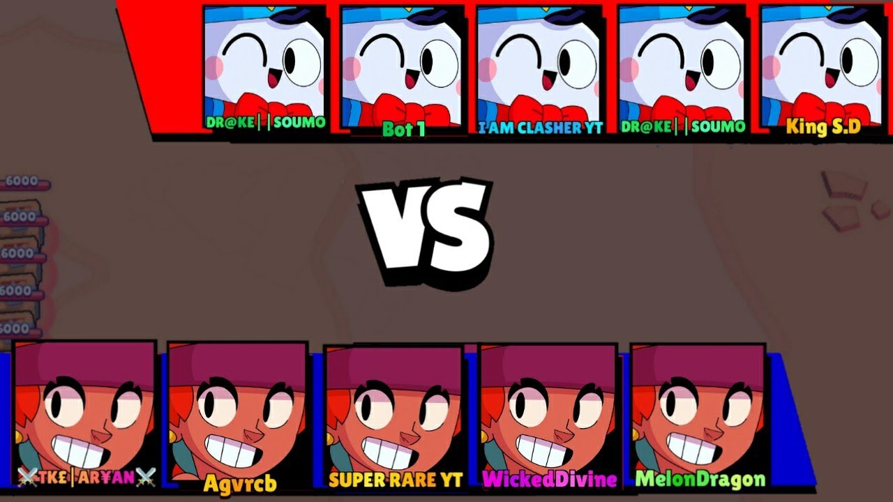 5 Amber Vs 5 Lou | Ice Vs Fire | Brawl Stars