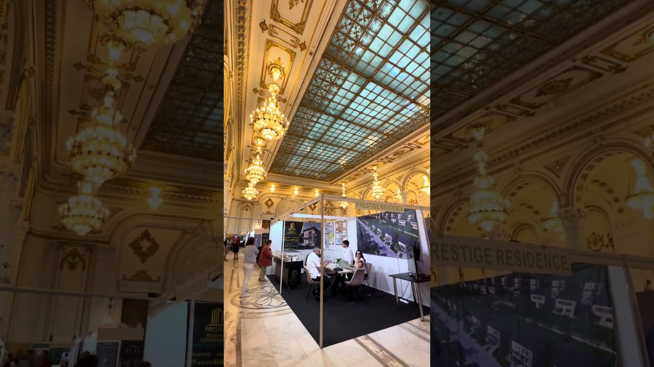 Inside of the Palace of Parliament in Romania Bucharest . (Palatul Parliamentului)