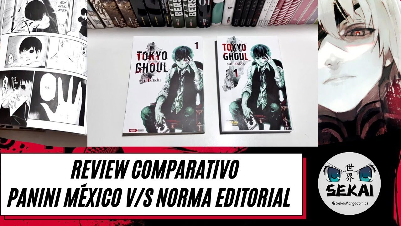 TOKYO GHOUL Review Comparativo - PANINI México v/s NORMA España [SMC]