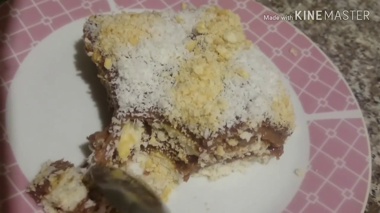 كيكة البسكوت علي البارد 🍰سهله وسريعه ومش هتاخد منكو اي وقت💓حلقه 15