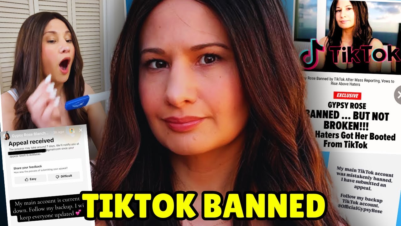 Аккаунт Gypsy Rose в TikTok ЗАПРЕЩЕН&hellip;снова.