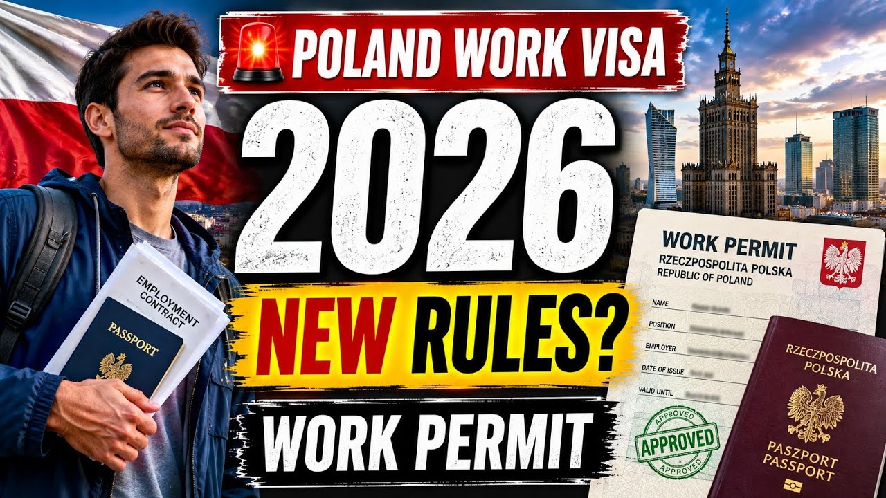 🇵🇱 Рабочая виза в Польшу 2026 | Новые правила, разрешение на работу, изменения в визовом режиме и...