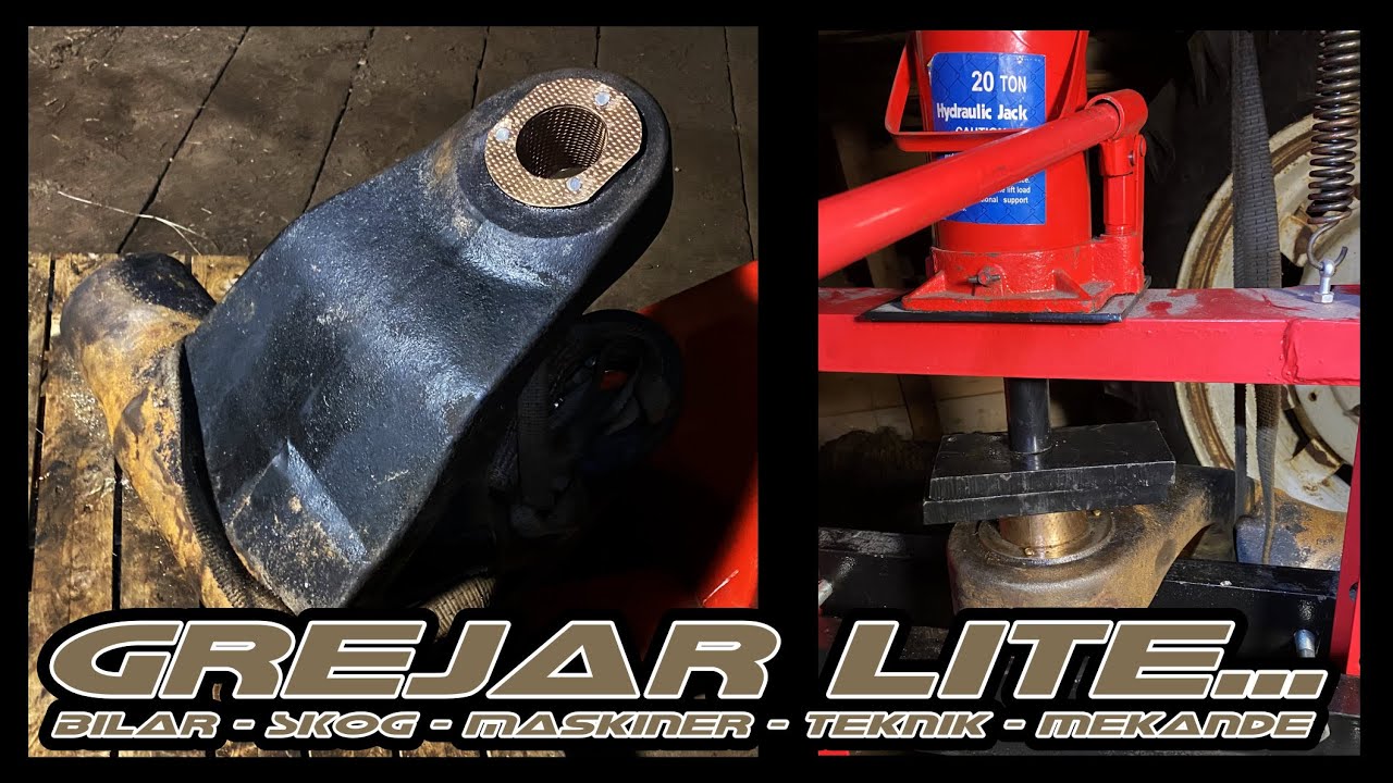 Förbereder skördarmeck, byter bussningar i länken! Är huvudet dumt får kroppen lida...