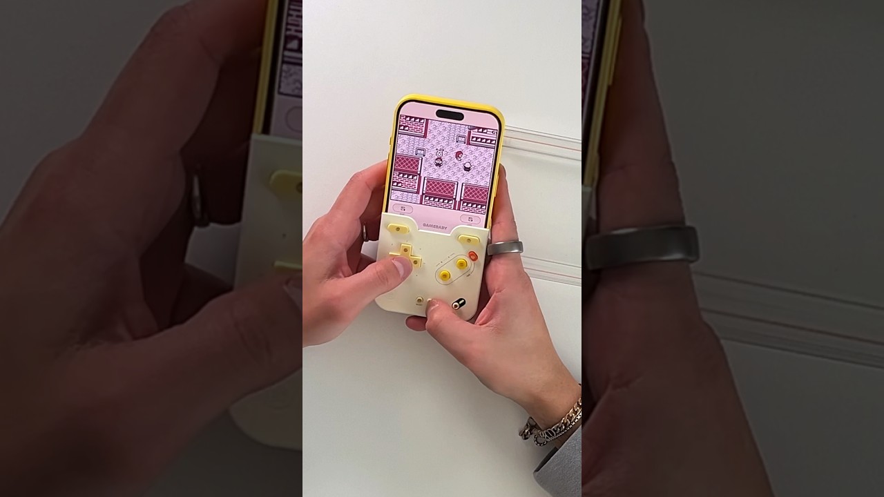 Turn Your iPhone into a Gameboy with physical buttons - GAMEBABY Case #deltaemulator #gbc #ios18