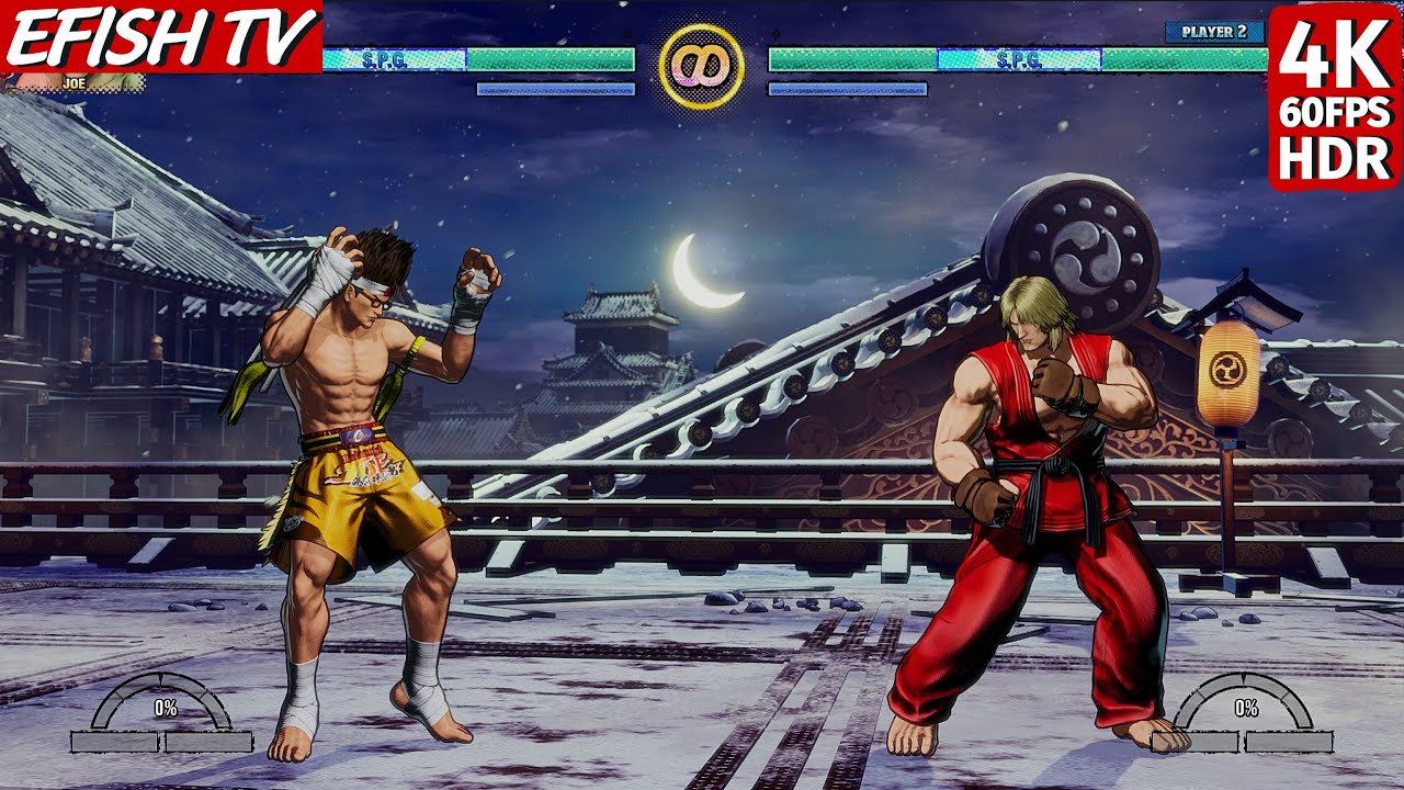 Джо Хигаси против Кена (Самый сложный ИИ) - Fatal Fury: CotW