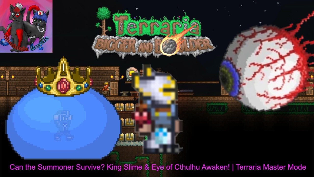 Can the Summoner Survive? King Slime & Eye of Cthulhu Awaken! | (100% Achievements)