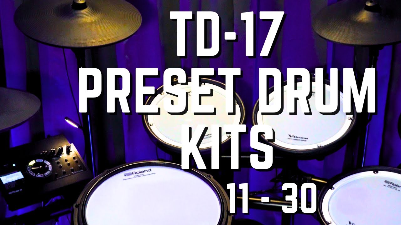 Roland Put Some CRAZY Drum Kits in the TD-17!!