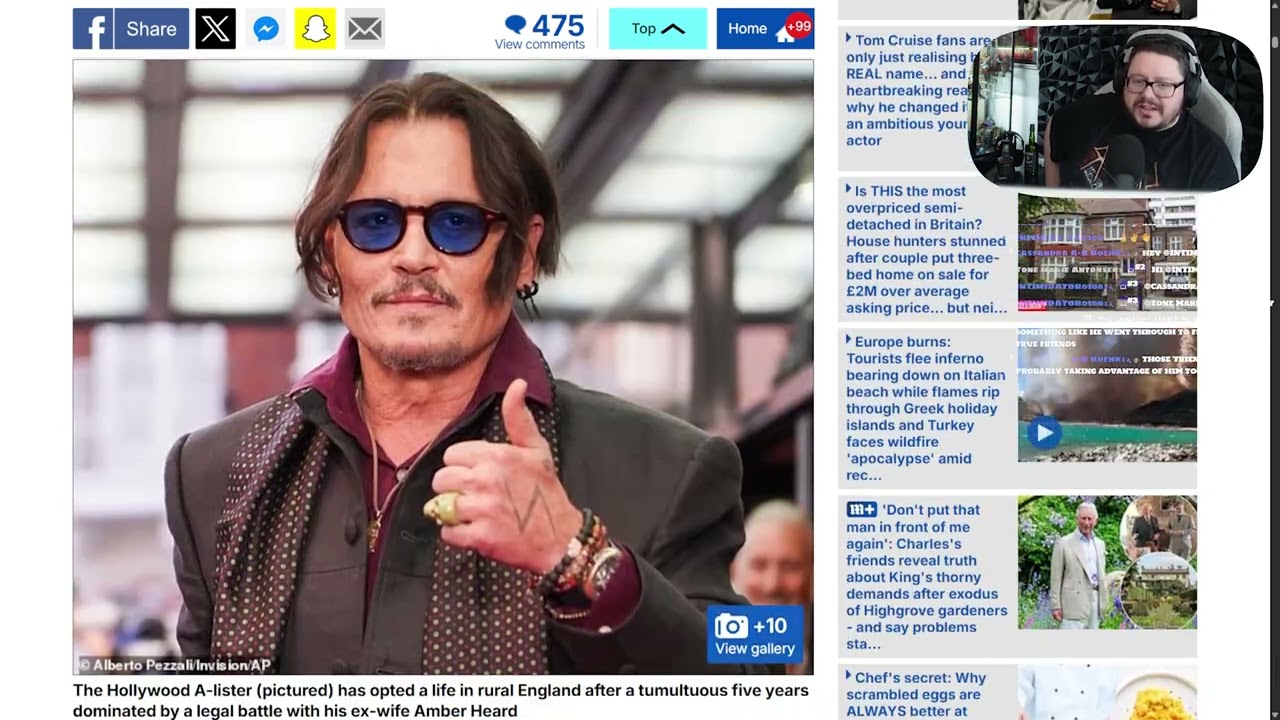 Johnny Depp's NEW house In UK is AWESOME!
