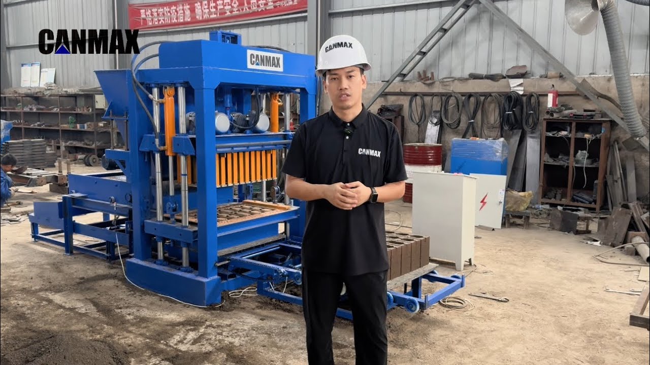 The most detailed introduction & instruction of QT4-25BH-A semiauto hydraulic concrete block machine