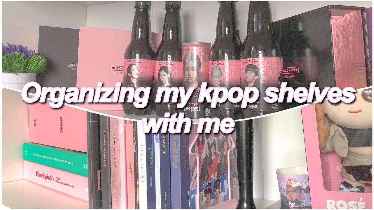 .• organizing my kpop shelf ( blackpink , twice ) ✧