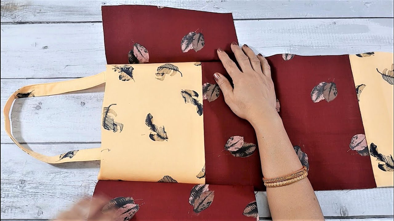 Easy To Make Daily Use Hand Bag | Beautiful  Double Shade With Zipper