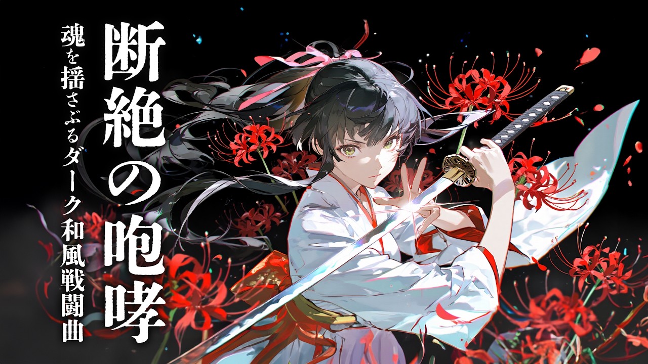 【2時間 作業用BGM】断絶の咆哮 | 魂を揺さぶるダーク和風戦闘曲 | Roar of Severance | Soul-Shaking Dynamic Dark Japanese【和風BGM】