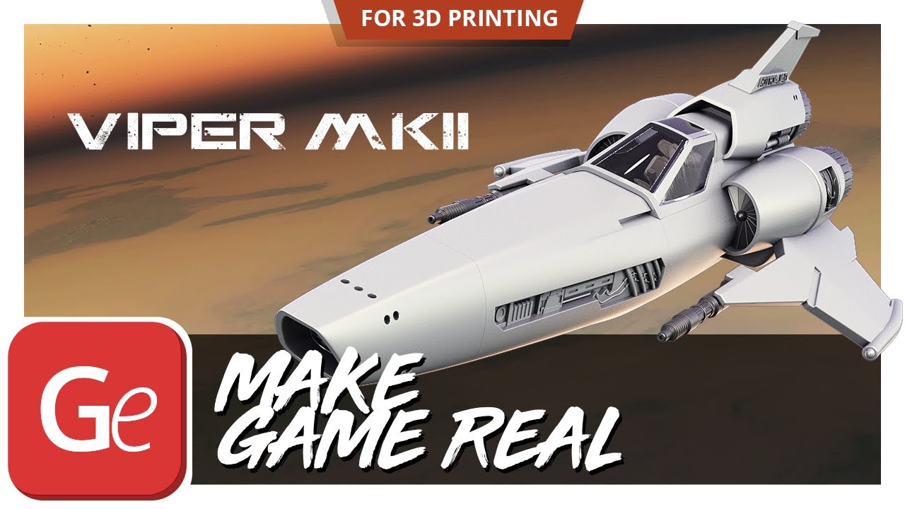 Viper Mk II 3D Printing Model | Make Game Real
