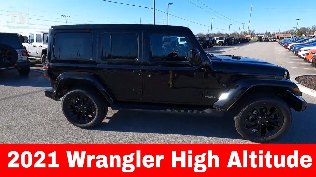 Jeep WRANGLER UNLIMITED HIGH ALTITUDE 4X4 2021 года: обзорная экскурсия