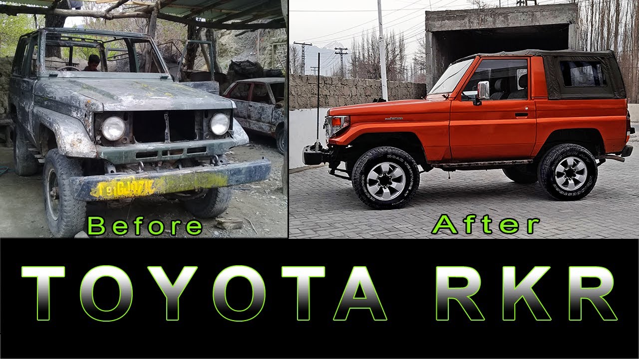 1991 TOYOTA RKR | FULL RESTORATION #toyota #rkr #toyotajeep #70series