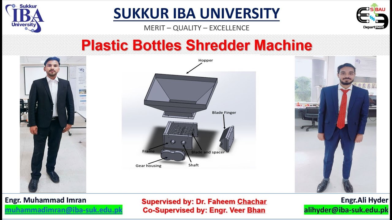 Plastic Bottles Shredder Machine