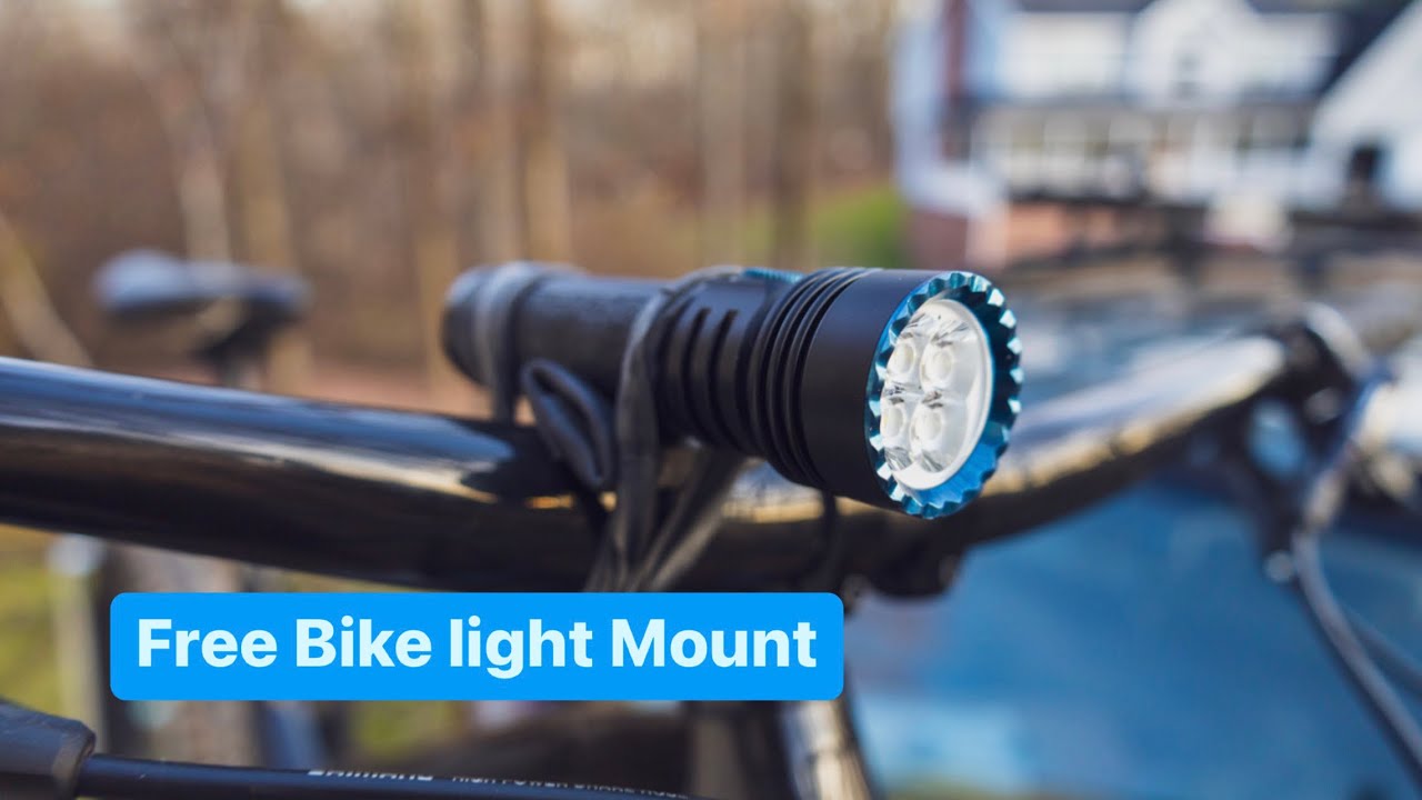 Unbelievable Hack to Make a Bike Light Mount - You Won't Believe What You'll Need!