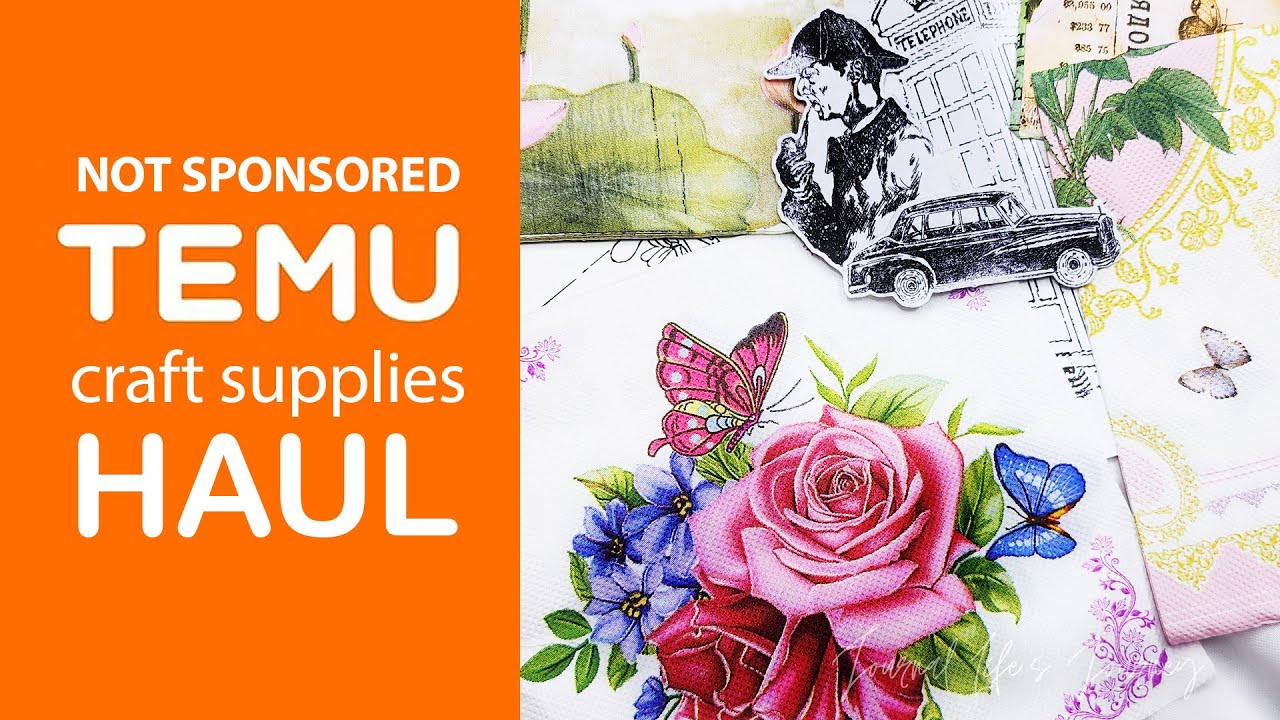 BIG TEMU HAUL of Craft Supplies & Tools and How I Use Them