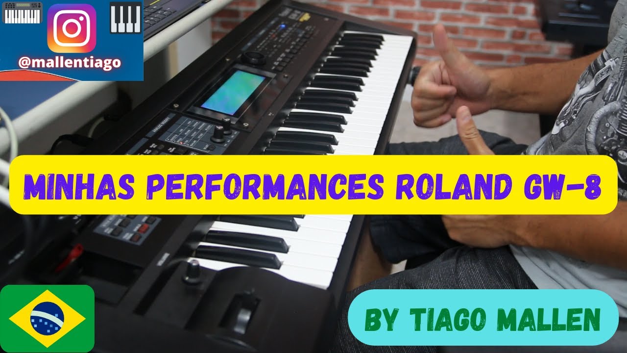 ROLAND GW-8 E PRELUDE  MINHAS PERFORMNACES (TIMBRES EDITADOS) by TIAGO MALLEN #rolandgw8 #prelude
