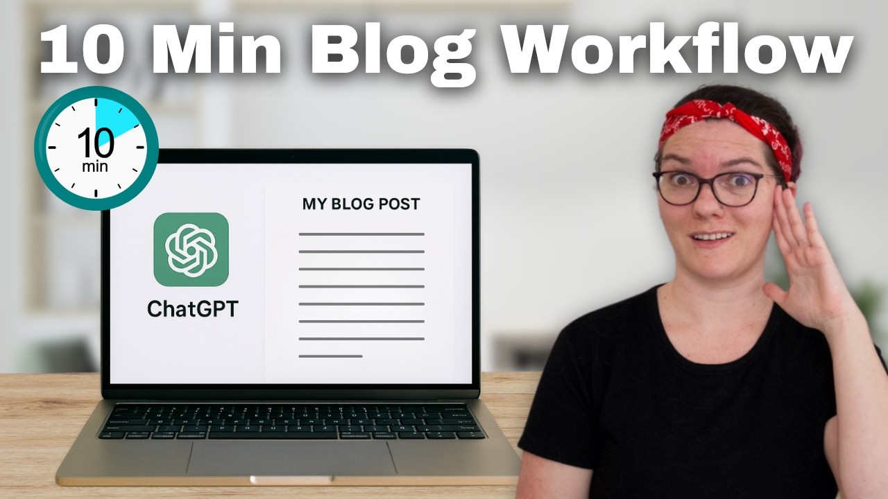 Watch Me Build a Custom GPT Blog Writer in 10 Minutes (That Actually Ranks!)