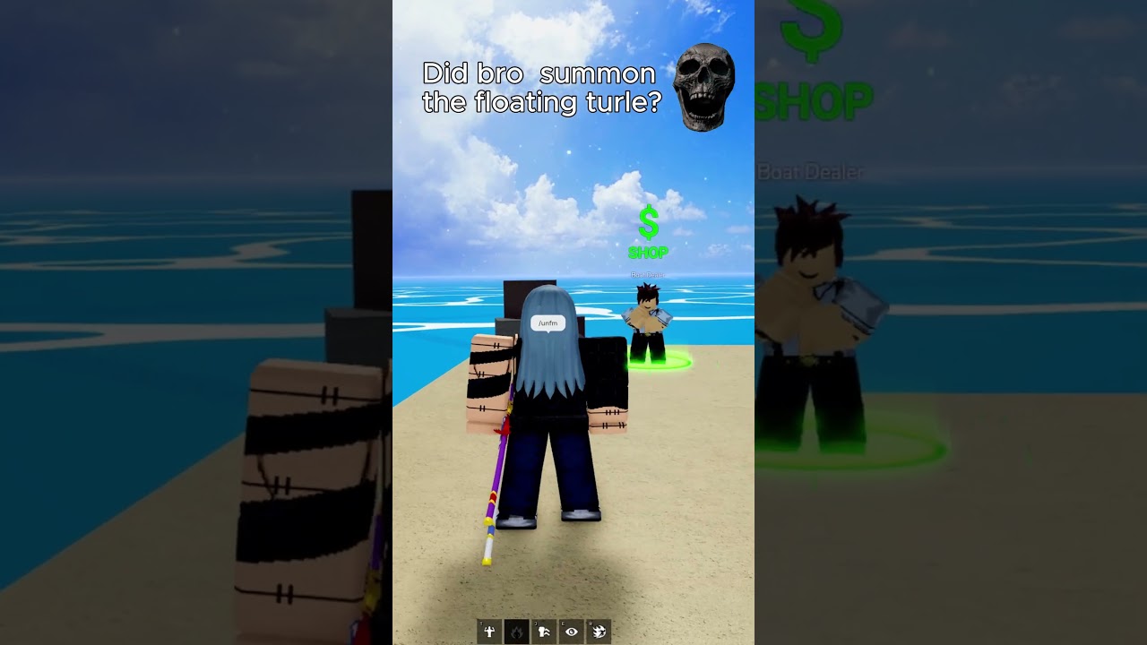 Did bro just summon the floating turtle??💀💀.. 