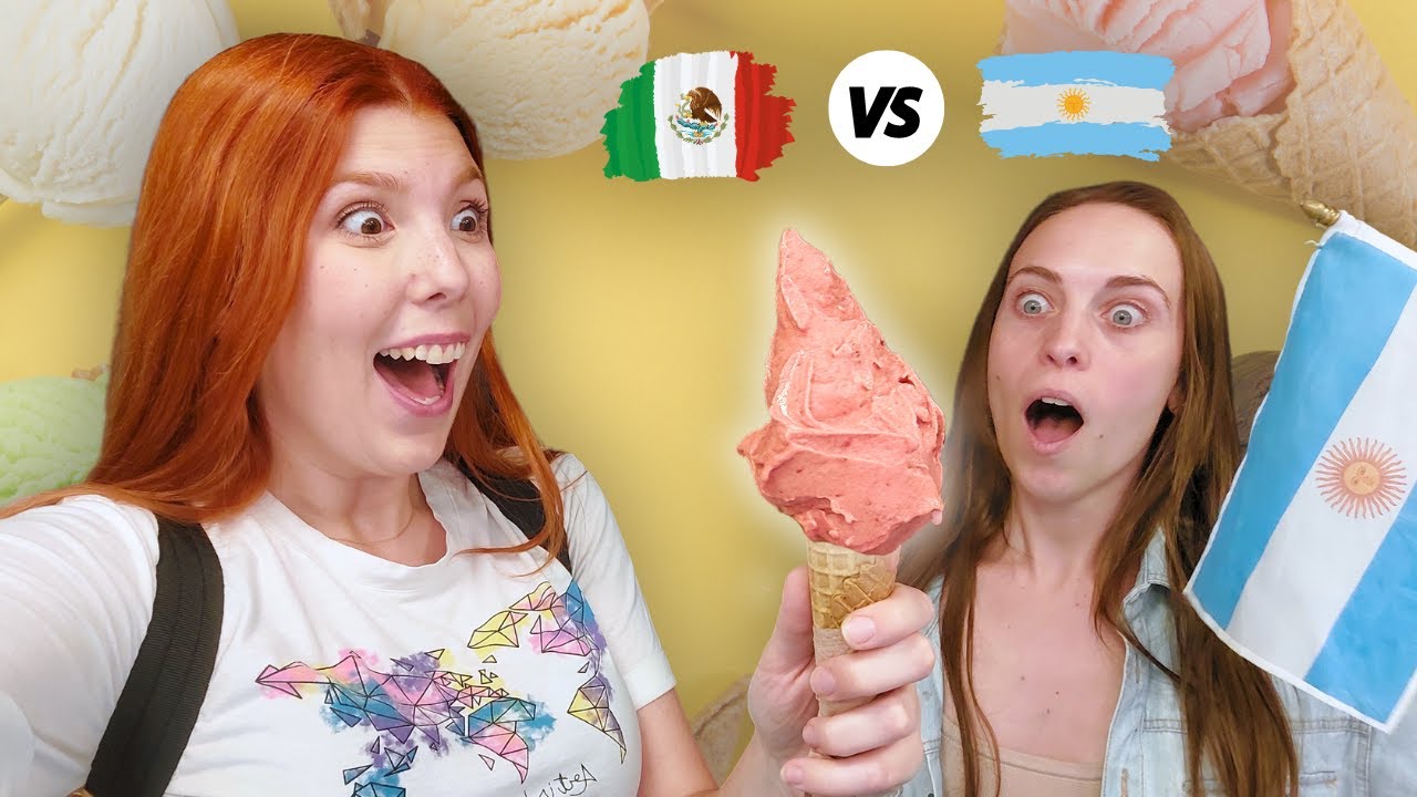 ARGENTINAS PROBANDO HELADO Freddo en CDMX: heladería en ARGENTINA vs MÉXICO ¿Es el mismo?
