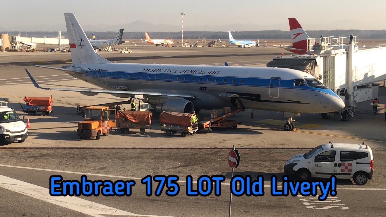 TRIP REPORT | Embraer 175 LOT Old Livery! | Warszawa - Mediolan