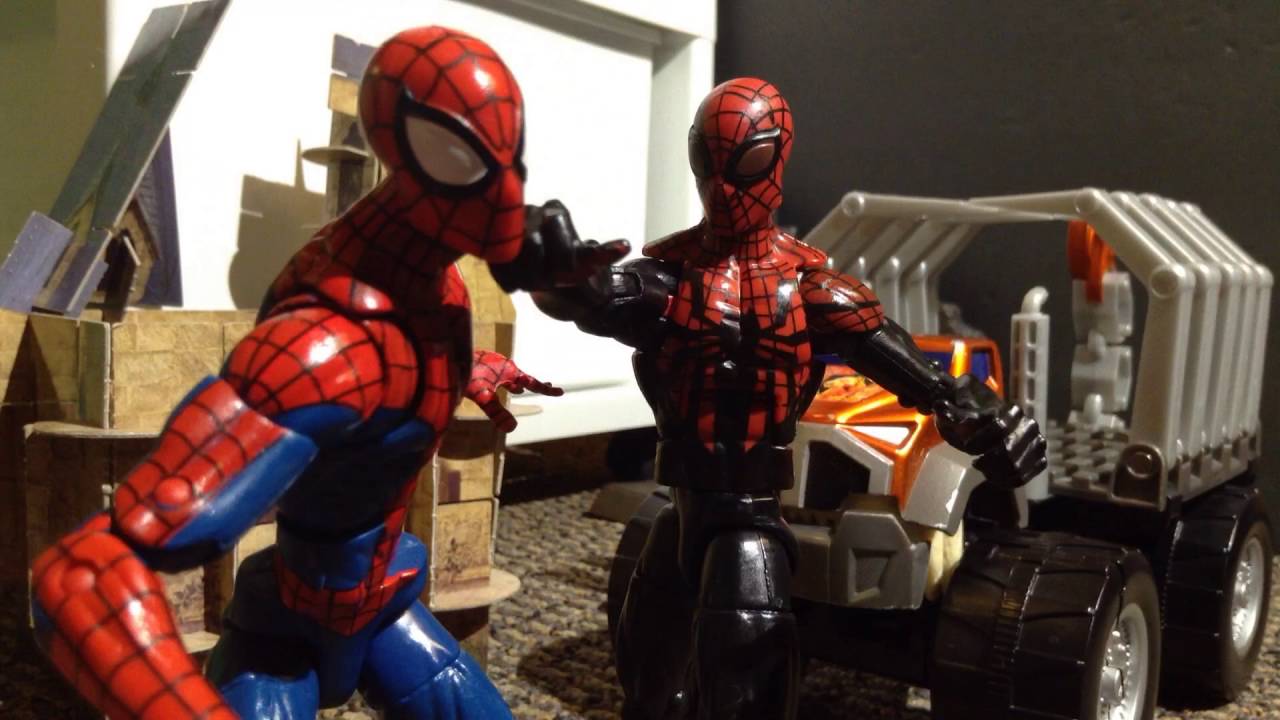 Spiderman vs Superior Spiderman Stop Motion