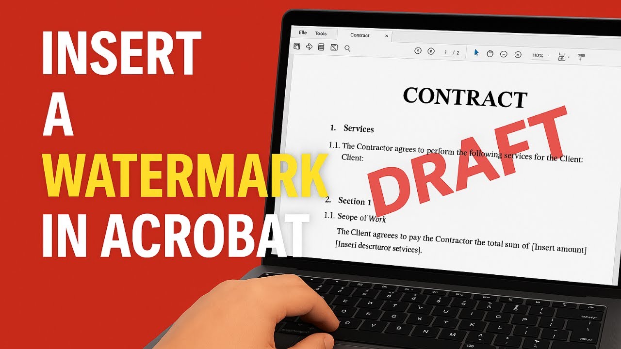 Watermark a PDF in Adobe Acrobat &ndash; Complete Guide to Protect Your PDFs in 2025