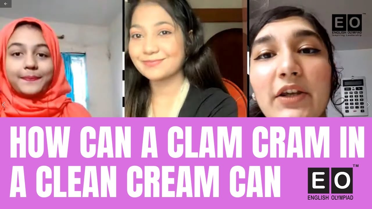 How can a clam cram in a clean cream can  || Tongue Twisters | English Olympiad | Ishika Mahjabin