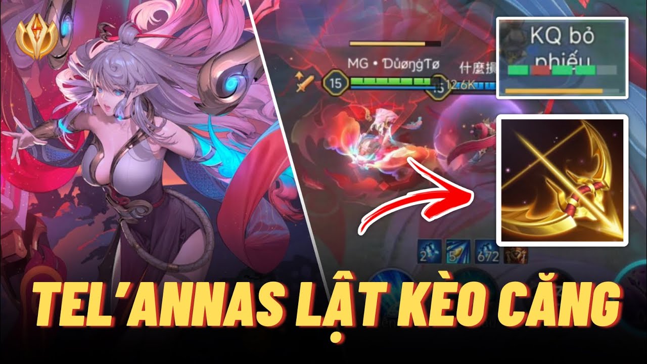 Tel’Annas show sức mạnh khủng khiếp Lật Ngược trận đấu với Xạ Nhật Cung trong phiên bản mới | LQM