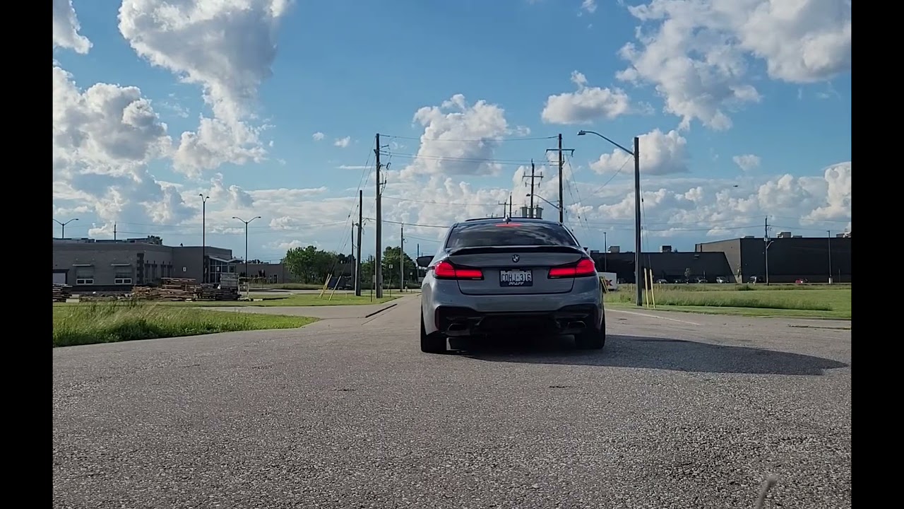 700HP hybrid turbo BMW 540i Launch + revs