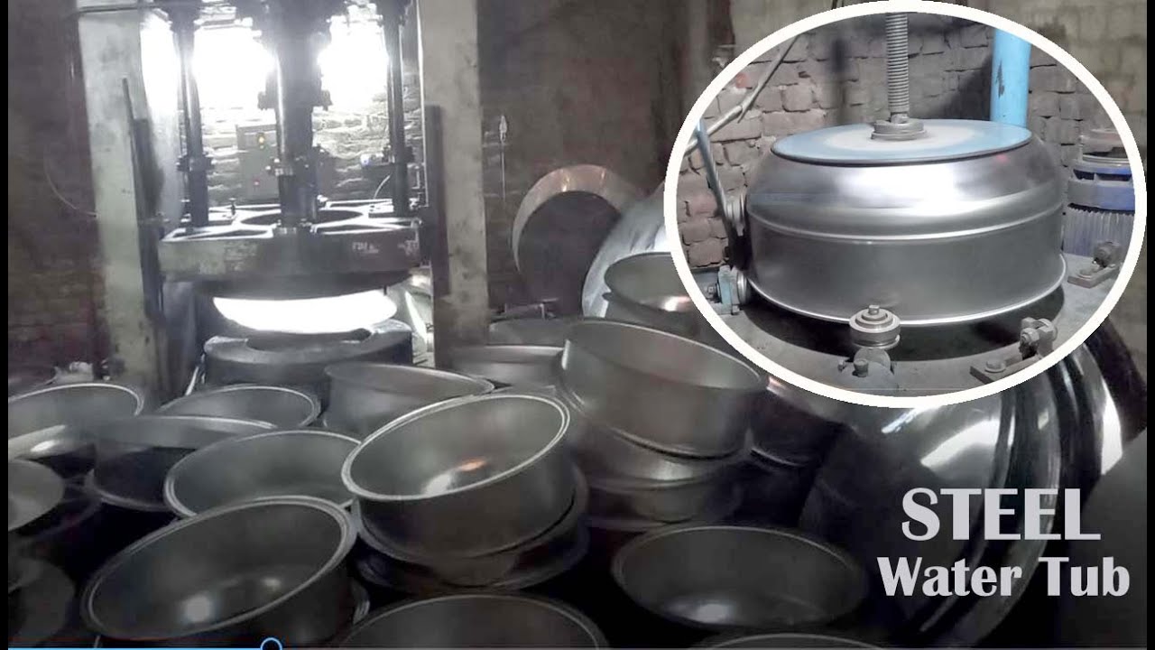 Amazing Water Tub Making Step By Step Process in local Factory | Stainless Steel Water Tub