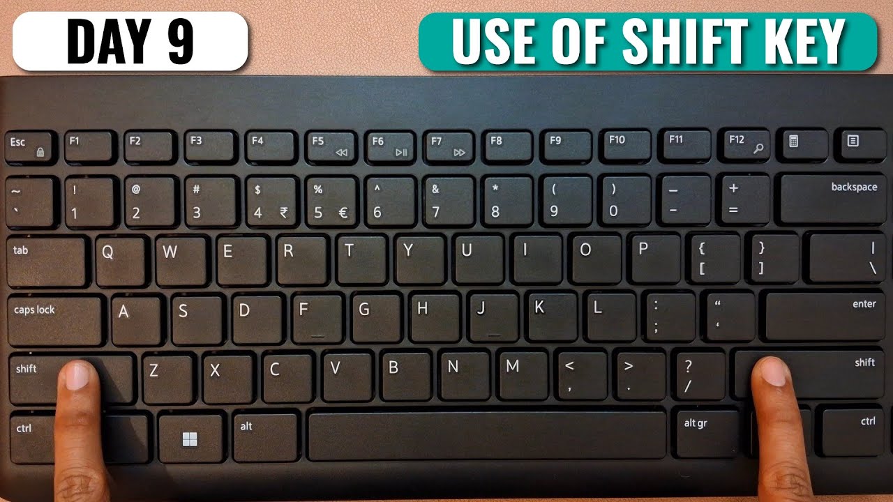 English Typing Course- DAY 9 | Free Typing Lessons | Touch Typing Course | Tech Avi